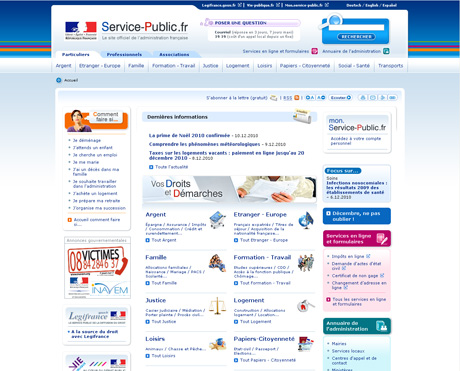 site du service public